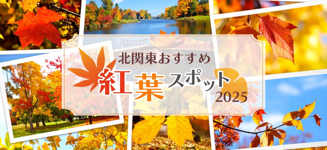 北関東おすすめ紅葉スポット2025