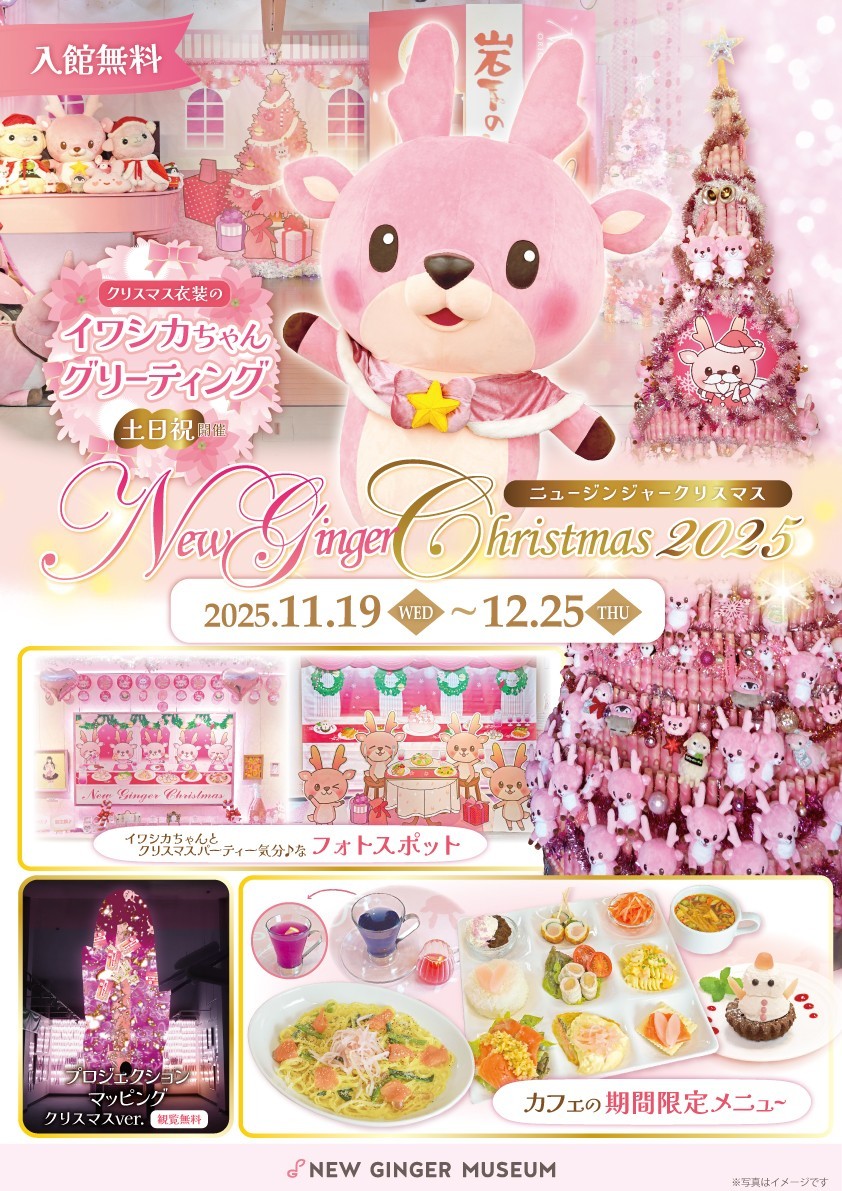 New Ginger Christmas 2025～イワシカちゃんとパーティー気分♪ピンク